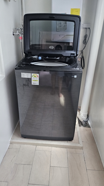 삼성 그랑데 통버블 세탁기 21 kg 블랙 케비어 WA21A8376KV